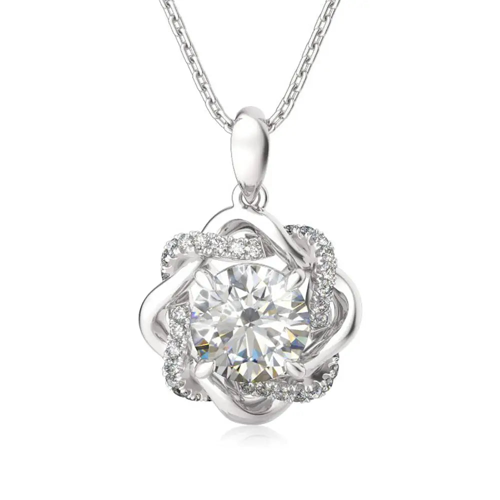 "3Ct Moissanite Star of David Necklace - Stunning Birthday Gift for Her!"